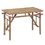 Tuintafel inklapbaar 115x50x75 cm bamboe, Ophalen of Verzenden, Nieuw