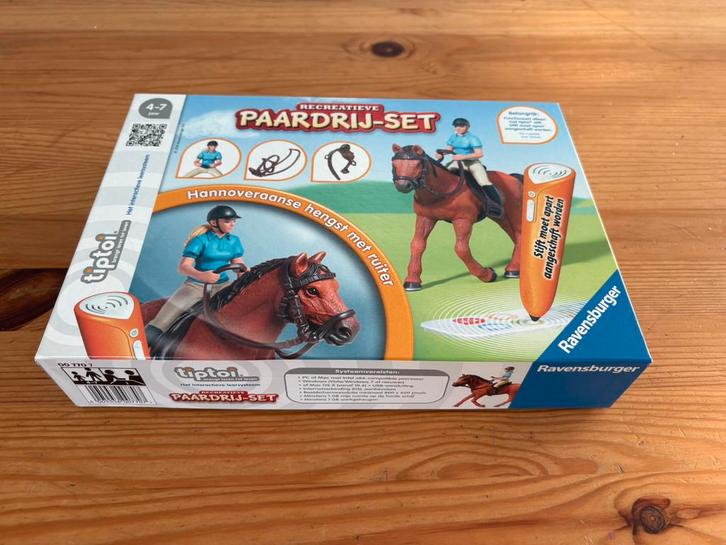 Tiptoi: Paardrijset - als nieuw!, Hobby en Vrije tijd, Gezelschapsspellen | Overige, Zo goed als nieuw, Ophalen of Verzenden