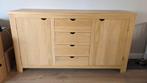 Massief Europees eiken dressoir, Huis en Inrichting, Kasten | Dressoirs, Ophalen, Gebruikt, 150 tot 200 cm, Eikenhout