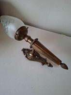 ANTIEKE  KOPEREN WANDLAMP, Huis en Inrichting, Lampen | Wandlampen, Ophalen, Gebruikt