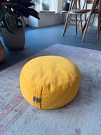 Geel meditatiekussen, Minder dan 50 cm, Gebruikt, Rond, Ophalen of Verzenden