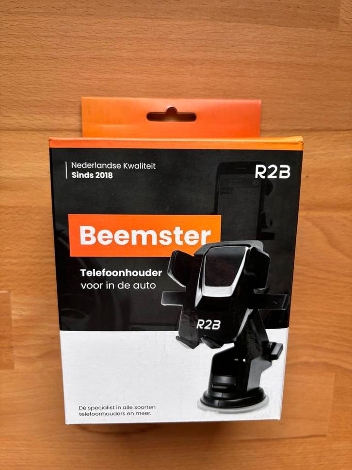 R2B Telefoonhouder Zuignap - Nieuw in Verpakking, Auto diversen, Carkits, Nieuw, Ophalen of Verzenden