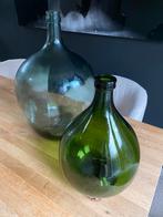 Vazen  groen, Huis en Inrichting, Woonaccessoires | Vazen, Ophalen, Minder dan 50 cm, Groen, Glas