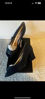 Dune open teen  pumps maat 39 blauw nubuck leer nieuw, Ophalen of Verzenden, Nieuw, Blauw