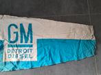 GM detroit diesel vlag, Ophalen of Verzenden, Gebruikt, Reclamebord