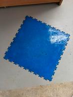 41 x pvc vloertegel 50x50x6 blauw, Ophalen, Gebruikt