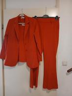 Nicolette Kluijver travelstof pak rood maat L NIEUW!!!, Kleding | Dames, Maat 42/44 (L), Nieuw, Rood, Nicolette Kluijver