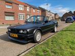 BMW  318i Cabriolet U9 1991 Zwart e30, Auto's, BMW, Origineel Nederlands, Te koop, 1205 kg, Xenon verlichting