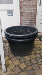 2 Stevige Grote Plantenpotten, Ophalen, Kunststof, Gebruikt, Minder dan 60 cm