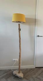 Gave staande lamp van drijfhout, Huis en Inrichting, Lampen | Vloerlampen, Ophalen of Verzenden, 150 tot 200 cm