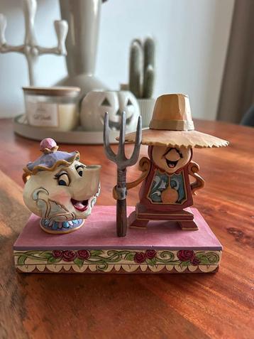 Disney traditions jim shore belle en beest beeldje beschikbaar voor biedingen