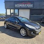 Peugeot 207 1.6 VTi cabrio Roland Garros AIRCO (bj 2010), Euro 6, Cabriolet, Zwart, Leder