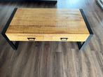 Industriële Salontafel met Lades model Britt, Huis en Inrichting, Ophalen, 100 tot 150 cm, Zo goed als nieuw, Metaal