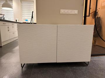 Ikea Besta Tv meubels 2 stuks wit (laxviken) - afbeelding 4