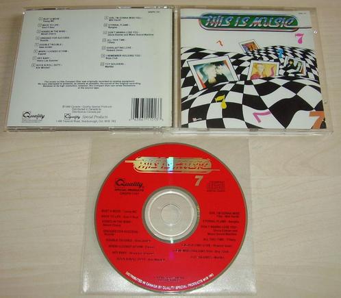 This Is Music Volume 7 CD 1990 Tiffany Roxette Bangles, Cd's en Dvd's, Cd's | Verzamelalbums, Gebruikt, Ophalen of Verzenden