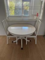 Ronde Eettafel met 2 Stoelen, Ophalen, Gebruikt, Rond, Tot twee personen