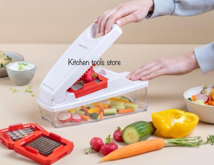Tupperware Super Dicer - Nieuw op voorraad, Huis en Inrichting, Keuken | Keukenbenodigdheden, Nieuw, Ophalen of Verzenden