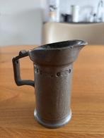 Tinnen maatbeker deciliter, Antiek en Kunst, Antiek | Tin, Ophalen of Verzenden