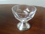 Kristallen Advocaatglaasje op Zilveren Voet, Antiek en Kunst, Antiek | Glas en Kristal, Ophalen of Verzenden