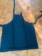Bistro sloof en schort in zwart en wit, schort zwart, Huis en Inrichting, Keuken | Textiel, Ophalen of Verzenden, Nieuw, Zwart