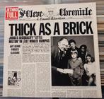 Jethro Tull thick as a brick Lp, Ophalen of Verzenden, Zo goed als nieuw, Progressive