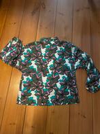 Leuke gekleurde travelstof top Studio Anneloes, XL, Verzenden, Maat 46/48 (XL) of groter, Zo goed als nieuw, Lange mouw
