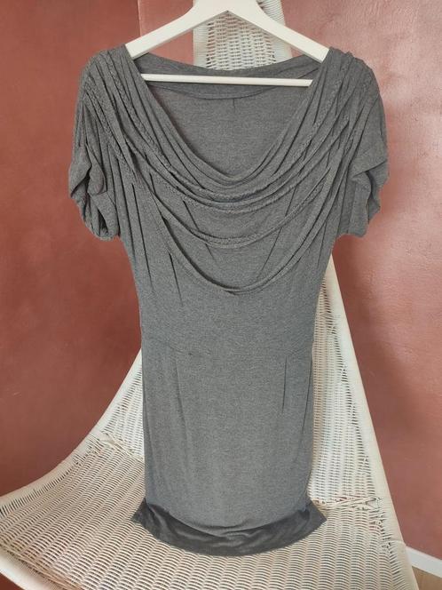 Supertrash - Jurk grijs getailleerd met zakken - mt 34, Kleding | Dames, Jurken, Gedragen, Maat 34 (XS) of kleiner, Grijs, Boven de knie