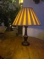 Sfeervolle Lamp met Zijde Kap, Ophalen of Verzenden, Zo goed als nieuw, Stof, 50 tot 75 cm