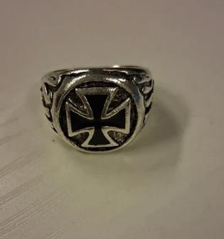 stoere punk gothic  Ringen in maat 19 t/m 21, Sieraden, Tassen en Uiterlijk, Ringen, 20 of groter, IJzer of Staal, Nieuw, Ophalen of Verzenden