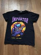 Paars Imposter T-shirt - Maat 134-140, Kleding | Heren, T-shirts, Ophalen of Verzenden, Gedragen, Overige maten, Paars