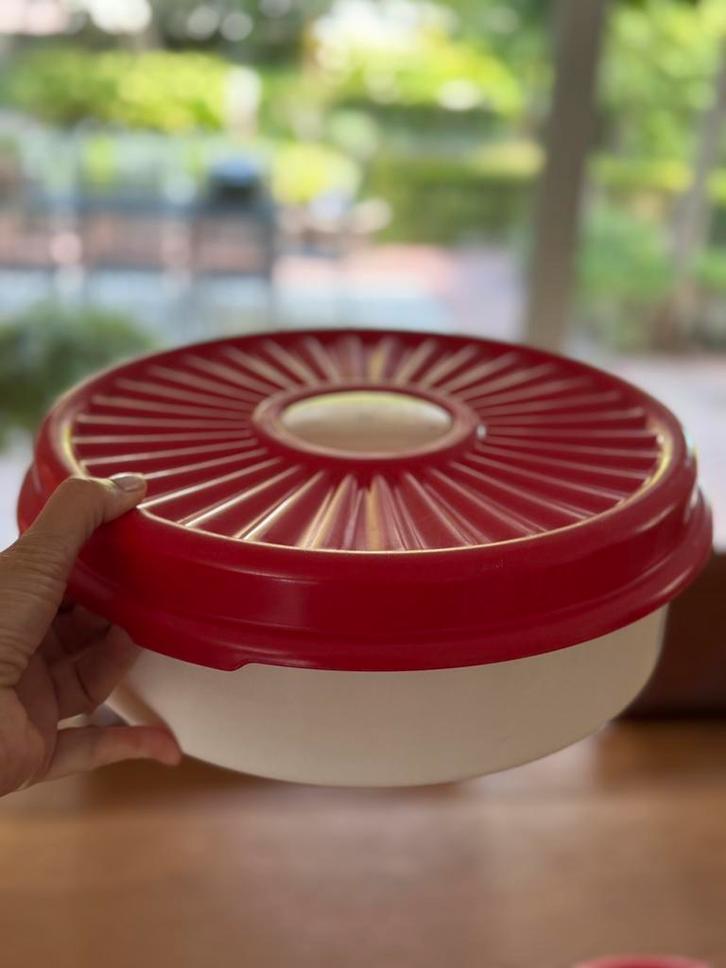 Een taart doos. €7,50, Huis en Inrichting, Keuken | Tupperware, Zo goed als nieuw, Schaal, Blauw, Ophalen