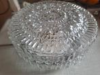 Grote ronde glazen plafonnière / plafondlamp, Ophalen of Verzenden, Gebruikt, Glas, Vintage