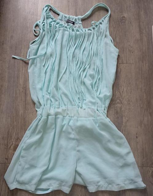 Leuke turquase playsuit/ Jumpsuit Maat M/ 38, Kleding | Dames, Jumpsuits, Zo goed als nieuw, Maat 38/40 (M), Ophalen of Verzenden