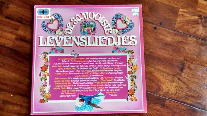 2 LP - De 30 mooiste levensliedjes, Cd's en Dvd's, Vinyl | Nederlandstalig, Levenslied of Smartlap, 12 inch, Ophalen of Verzenden