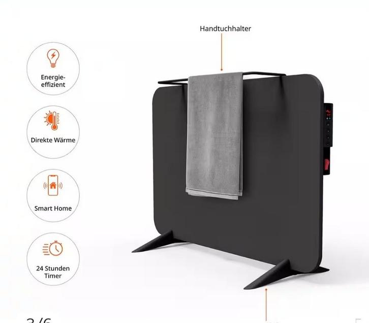 Infrarood verwarming 450W. Wifi+thermostaat🔥5jr.GARANTIE🔥, Doe-het-zelf en Verbouw, Verwarming en Radiatoren, Nieuw, Overige typen