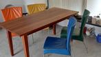 Kersenhouten eettafel met 4 Spica stoelen, Huis en Inrichting, Tafels | Eettafels, Ophalen, Gebruikt, Modern klassiek, 50 tot 100 cm