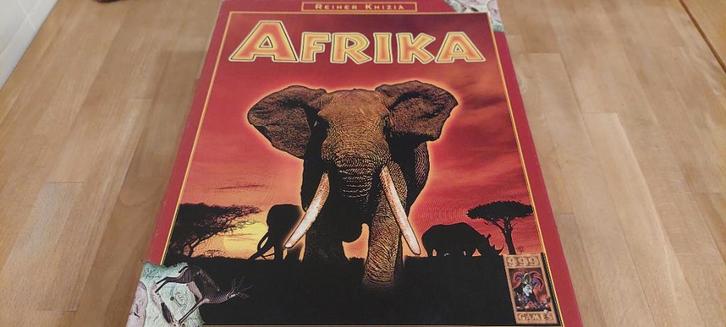 Afrika van 999games zgan, Hobby en Vrije tijd, Gezelschapsspellen | Bordspellen, Zo goed als nieuw, Een of twee spelers, Drie of vier spelers