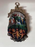 Antieke zilveren tasbeugel 1814 met kralen tas uit 1877, Antiek en Kunst, Antiek | Goud en Zilver, Ophalen of Verzenden