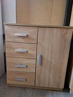 Twee Dressoirs - 4 Lades, 1 & 2 Deuren, Ophalen of Verzenden, Gebruikt, 25 tot 50 cm