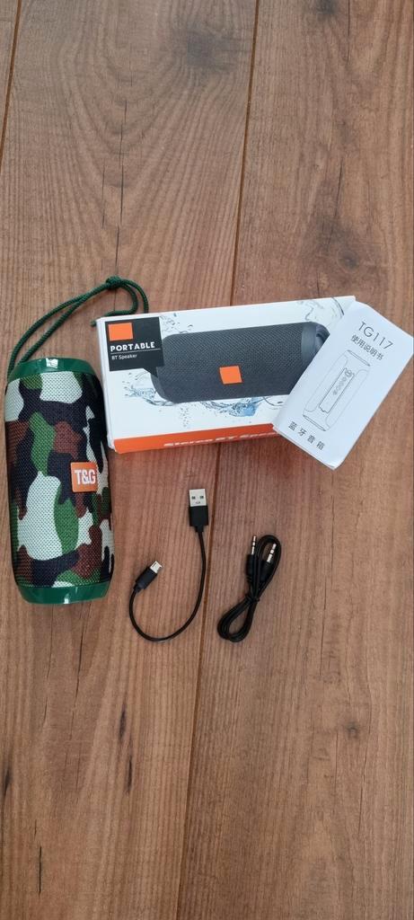 T&G TG117 Bluetooth Speaker - Camouflage, Audio, Tv en Foto, Luidsprekers, Nieuw, Overige typen, Minder dan 60 watt, Overige merken