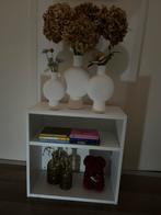 Witte Houten Kastje met Plankjes 60x60, Ophalen, Met plank(en), Minder dan 50 cm, Zo goed als nieuw