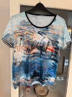 Tshirt blauw print maat 42, Kleding | Dames, T-shirts, Blauw, Maat 42/44 (L), Ophalen of Verzenden, Korte mouw