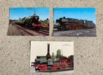 Drie Ansichtkaarten Stoom Locks Stoomlocomotieven, Verzenden, Ongelopen, Voertuig