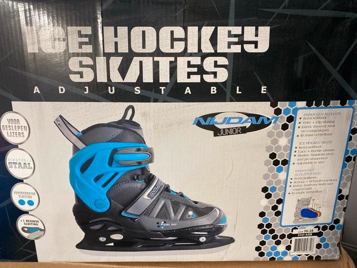 Nijdam Junior IJshockeyschaatsen - Verstelbaar, Sport en Fitness, Schaatsen, Nieuw, IJshockeyschaatsen, Nijdam, Ophalen of Verzenden