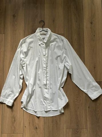 Kikisix prachtige witte crispy blouse mt. L nieuw Wow! beschikbaar voor biedingen