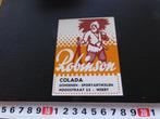 sticker ROBINSON  Colada schoenen Weert Hoogstraat 25, Ophalen, Zo goed als nieuw, Bedrijf of Vereniging