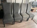 4 Eettafelstoelen in goede staat, Huis en Inrichting, Stoelen, Gebruikt, Ophalen of Verzenden, Vier, Stof