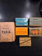 Oude pakjes shag niet meer om te roken, Ophalen of Verzenden, Zo goed als nieuw, Tabaksdoos of Verpakking
