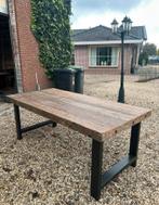 Teaktafel oud hout, Antiek en Kunst, Ophalen