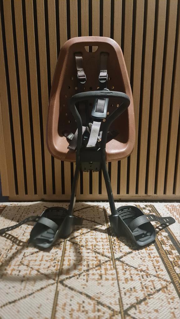 Thule Yepp Mini Voorzitje Fietsstoeltje, Fietsen en Brommers, Fietsaccessoires | Fietsstoeltjes, Gebruikt, Voorzitje, 9 t/m 18 kg